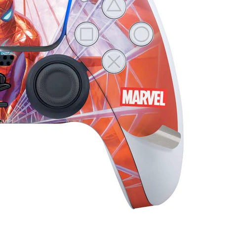 Marvel Spiderman Web Slinger PS5 Controller Skin